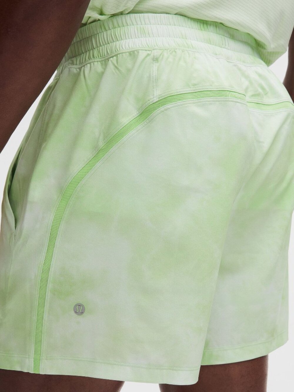 Men's Pace Breaker Linerless Athletic Short 5" - Smoothie Print Matcha Multi